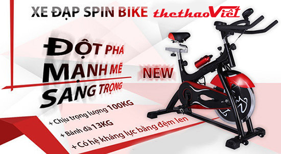 Xe 膼岷 T岷璸 Th峄� D峄 膼a N膬ng Spin Bike