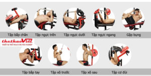Hiệu quả tập luyện với giàn tạ đa năng
