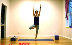 Tư thế cây khi tập Yoga