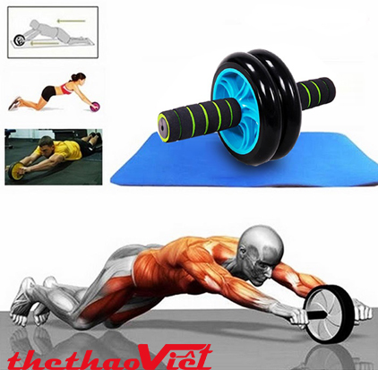 bài tập với xon lăn tập bụng