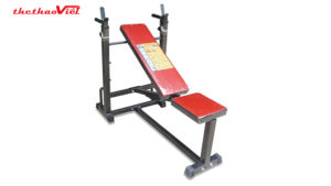 Ghế đẩy tạ đơn được sản xuất từ chất liệu thép dày nên đảm bảo tính an toàn
