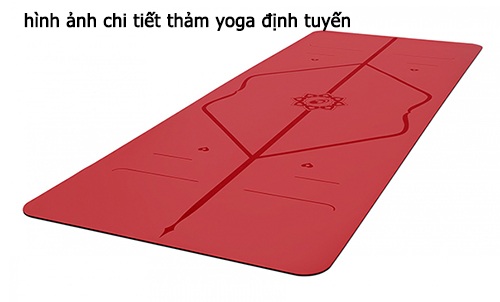 thiết kế thảm yoga định tuyến