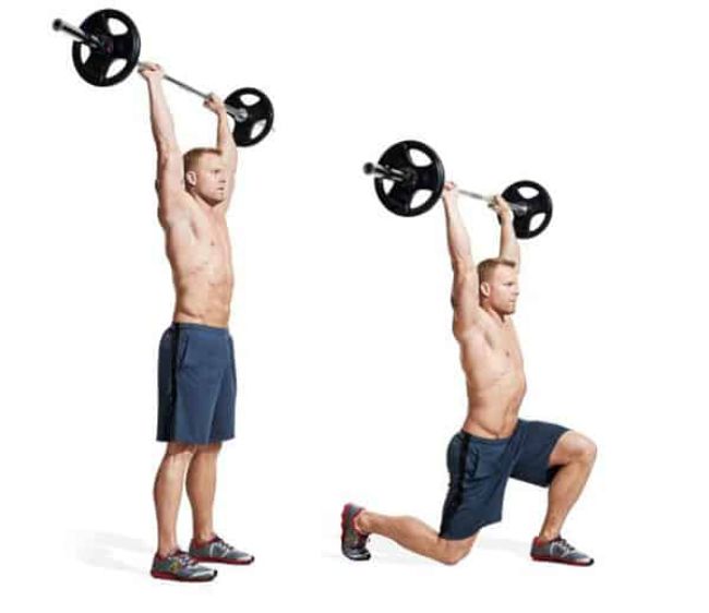 Bài tập bước qua đầu